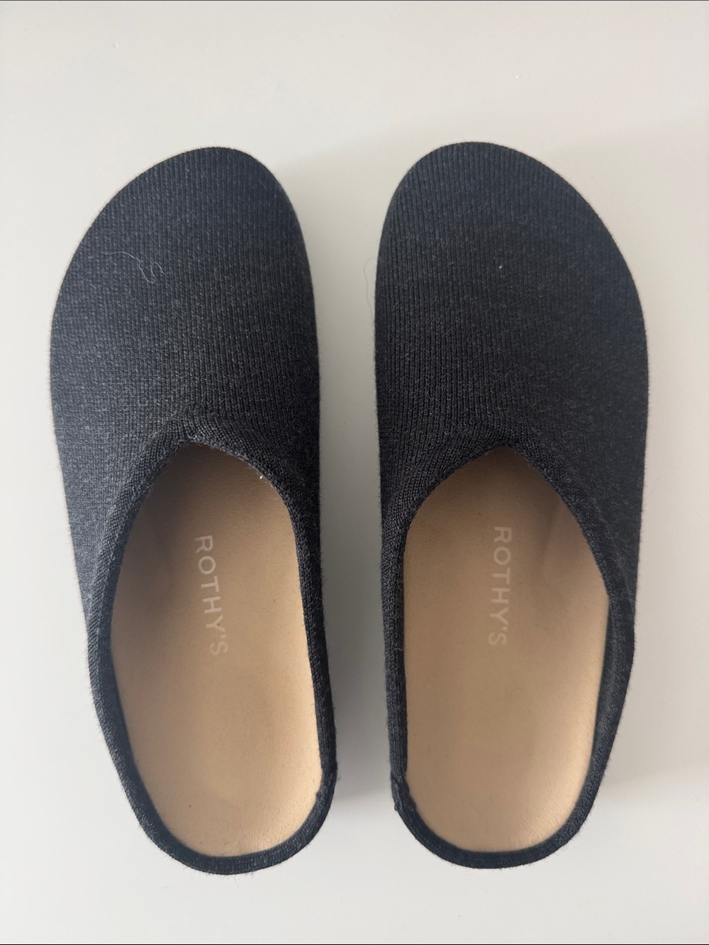 Rothy's Black Knit Clogs